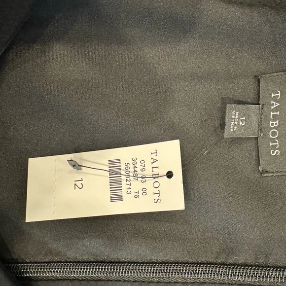 NWT Talbots East Travel Fit & Flair Dress - Picture 6 of 8